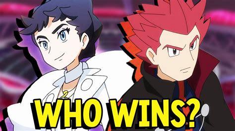 LANCE Vs DIANTHA CHAMPION BATTLE Pokemon Journeys YouTube