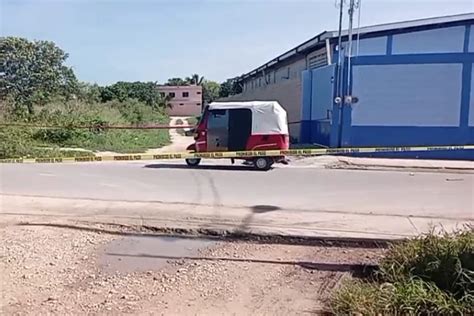 HOMBRE MUERE TRAS SER ATROPELLADO POR MOTOTAXI EN UMÁN