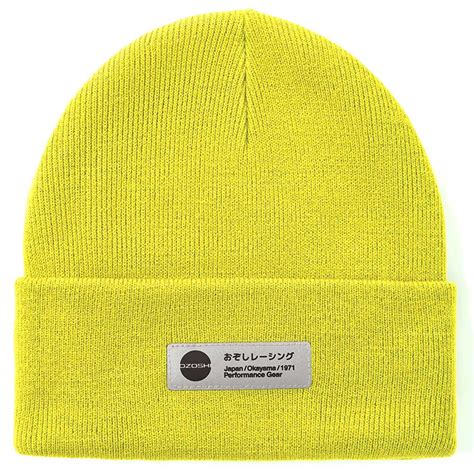 Czapka Ozoshi Haichi Cuffed Beanie Limonka Owh Rcfb Ozoshi