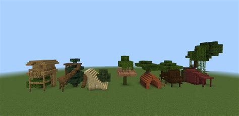 tree houses : r/Minecraft