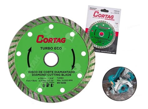 Disco Corte Diamantado Turbo Mm Eco Cortag Disco De Corte