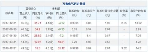 万和电气002543发布2017年年报中华网