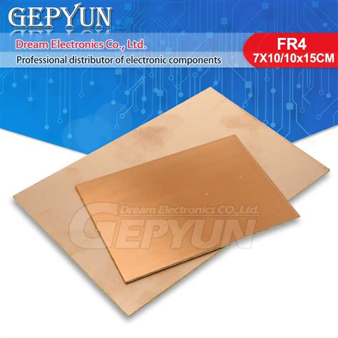 5pcs Fr4 Pcb Single Side Copper Clad Plate 7x10 10x15 Cm Diy Pcb Kit