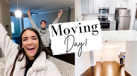 Moving Vlog Empty Apartment Tour Unpacking Our First Apartment