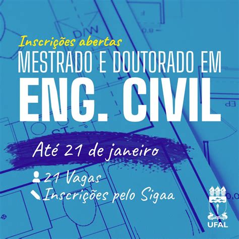 Mestrado E Doutorado Em Engenharia Civil Est O Inscri Es Abertas