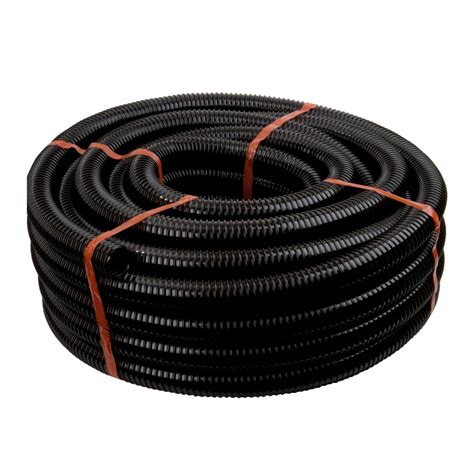 Connexs 50mm Black Pvc Flexible Conduit 30m Reel V50 30m Cef