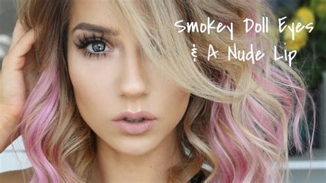 Smokey Doll Eyes Nude Lip Quickie Tutorial YouTube