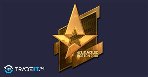 Sticker Astralis Gold Boston Tradeit