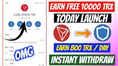 How To Earn Free Trx ~ Without Investment Earn Free Trx Without