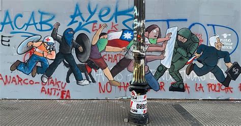 Arte Callejero Como Protesta Del Estallido Social Planetaria Usach