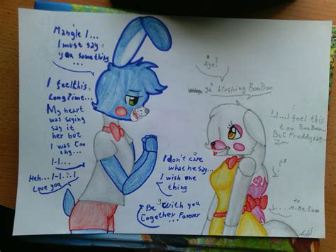 Toy Bonnie X Mangle By Septicmelon On Deviantart