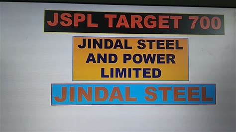 Jindal Steel Share Price YouTube