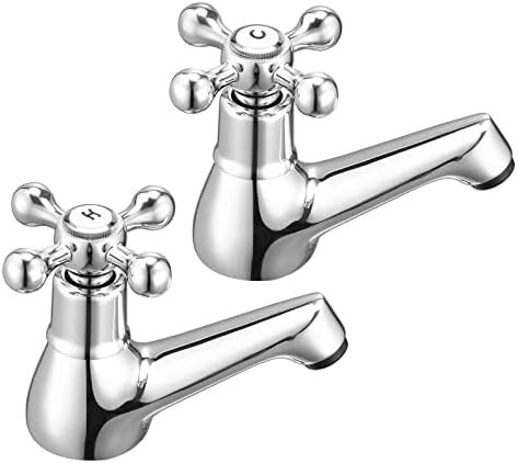 Hapilife Dt E Basin Pair Victoria Traditional Bathroom Sink Taps