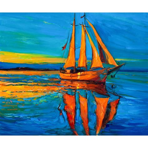 Framed 1 Panel Sailing Ship Canvas Print Wall Art The Warehouse