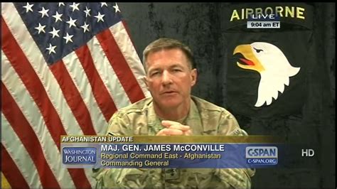 Major General James McConville on the Afghan Army | C-SPAN.org