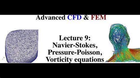 Advanced CFD FEM Lecture 9 Navier Stokes Pressure Poisson And