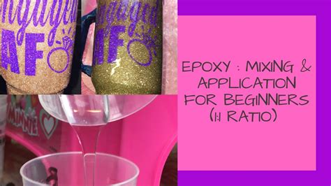 Mixing Epoxy And Application Beginner Friendly 11 Ratio 2 Part