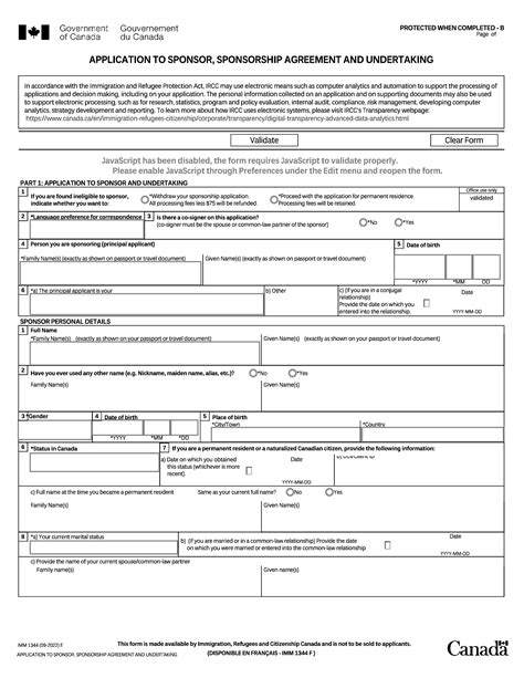 Imm 1344 Fillable Form Printable Forms Free Online