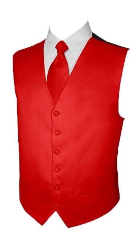 Black Suit Red Vest