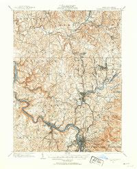 1931 Map of Connellsville, PA — High-Res | Pastmaps