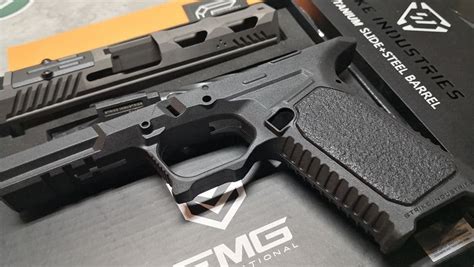 Emg Strike Industries Ark Titanium Slide Steel Barrel Polymer 80 Frame