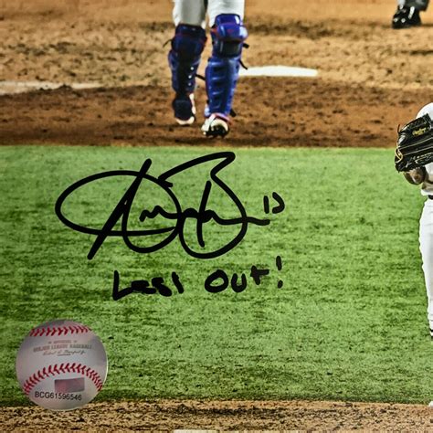 Austin Barnes Dodgers Signed 2020 Ws Last Out 8x10 Photo Last Out