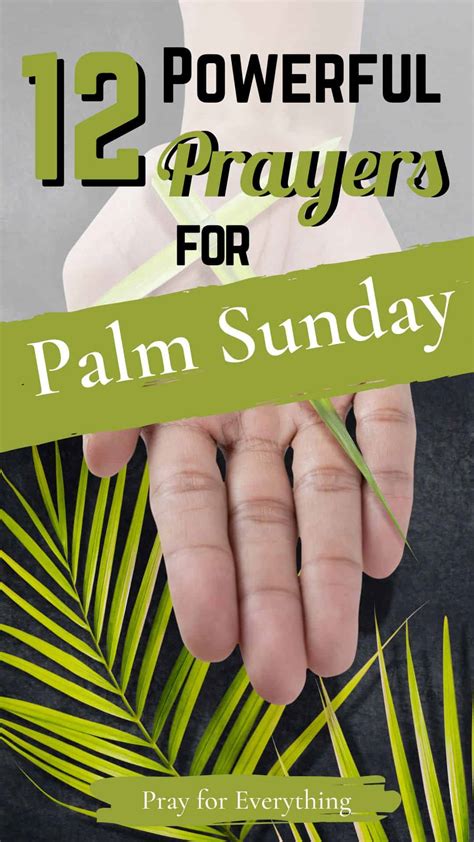 12 Palm Sunday Prayers