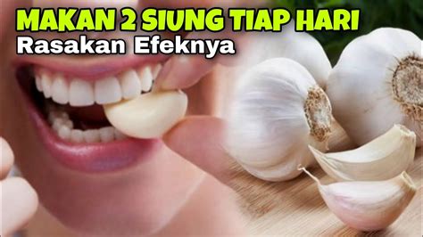 Inilah 8 Manfaat Luar Biasa Makan Bawang Putih Mentah Bagi Tubuh