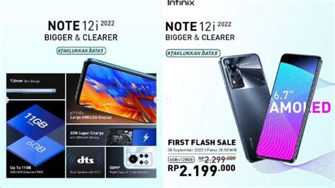 Layar Amoled Dan RAM Hingga 11 GB Infinix Note 12i Cek Harga