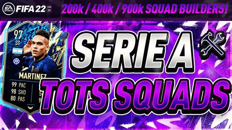 Insane Best Meta Serie A Squad Builder K K K Budgets Fifa