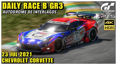 GRAN TURISMO SPORT DAILY RACE B PS5 23 JUL 2021 CHEVROLET