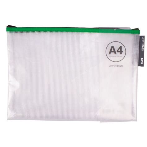 BOLSAS ZIPPER BAG Apli CIERRE A 4 Desglo 20 OFIPAPEL