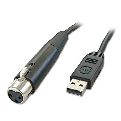 Usb Xlr Microphone Cable 5m From Lindy Uk