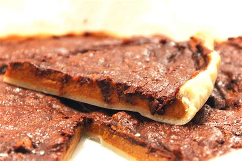 Tarte à la citrouille et au chocolat Not parisienne