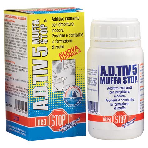 ADDITIVO AD TIV 5 MUFFA STOP DIXI PROFESSIONALE 250 Ml PER 10 14 L DI