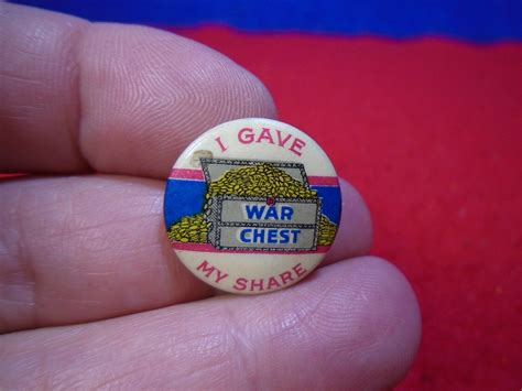 VINTAGE MILITARY PATRIOTIC WW2 / WW1 HOME FRONT PIN PINBACK #3 ...