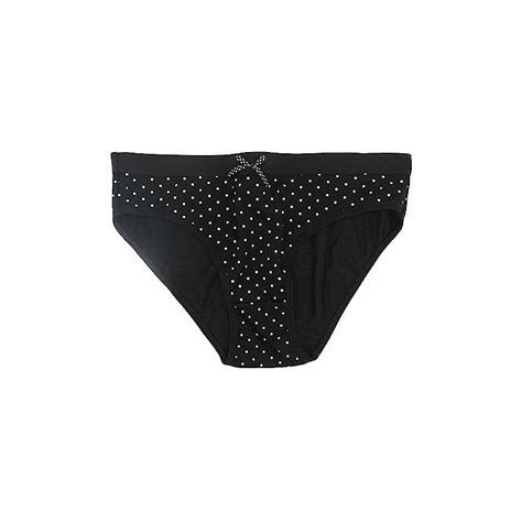 CreoQIJI Sexy Uomo Intimo Elefante Femminile Donne Cotone Biancheria Intima Basic Bikini Polka