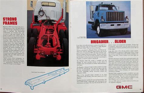 1981 Gmc Brigadier 8000 9500 Series Heavy Duty Truck Sales Brochure