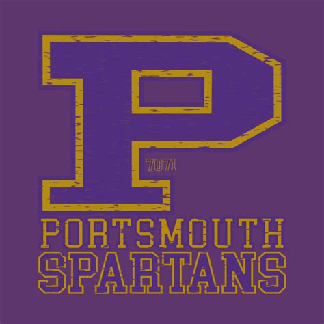 Vintage Portsmouth Spartans - Portsmouth Spartans - T-Shirt | TeePublic