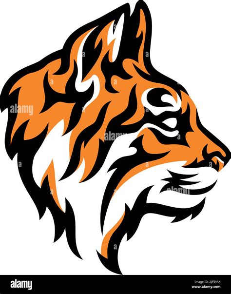 Side View of Wildcat Head Stock Vector Image & Art - Alamy