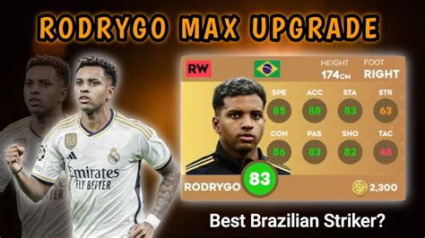 Dls Rodrygo Max Upgrade In Dream League Soccer Youtube