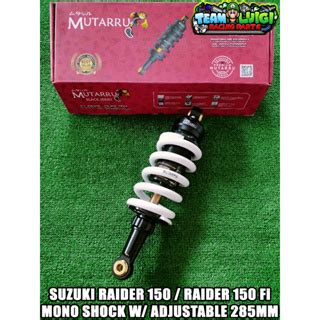 Mutarru Adjustable Mono Shock Mm Black Series For Raider Carb