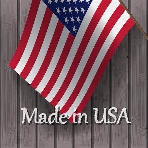 Etiqueta De Made In Usa Vector Premium