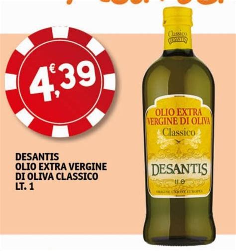 Desantis Olio Extra Vergine Di Oliva Classico Lt Offerta Di