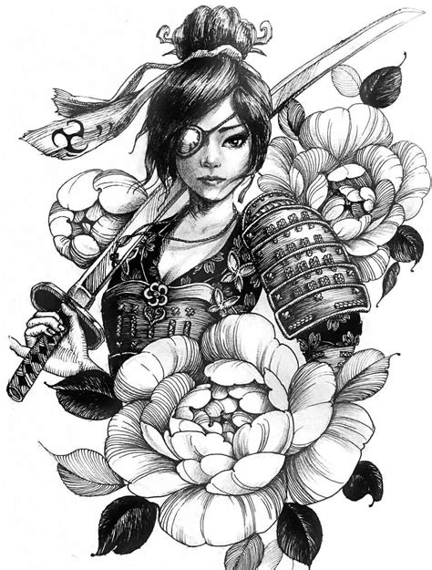 Pin By Tazmon Terlaje On Shadow Warrior 3 Geisha Tattoo Design