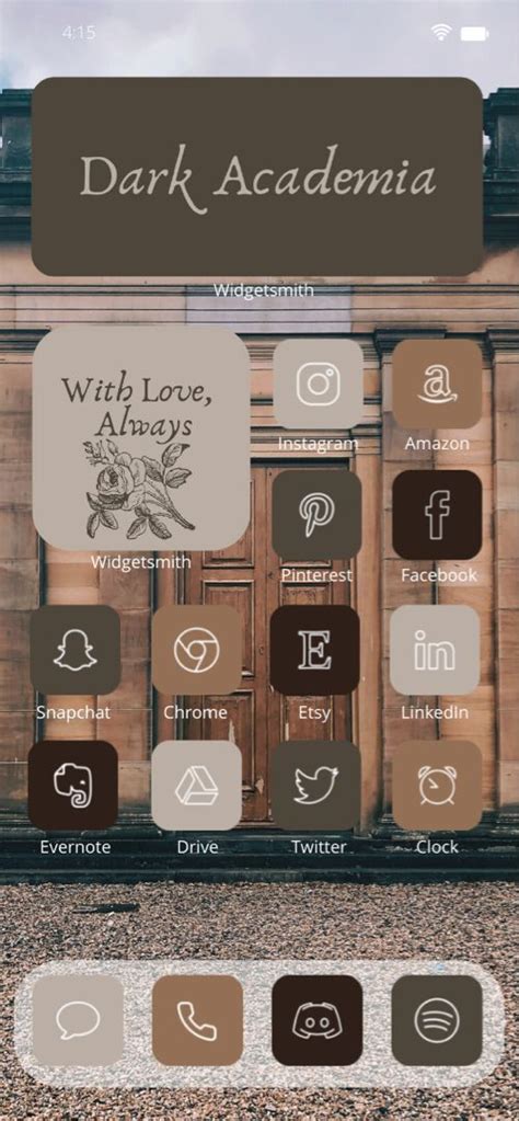 Ios 17 Dark Academia Aesthetic 1200 App Icons Pack Laconicearthlingshop