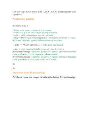 Seudocodigo Arbol PDF