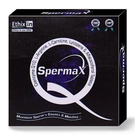 Spermax Capsule Infertility Sperm Motility Boost For Men At Rs 235 Box Sperm Booster