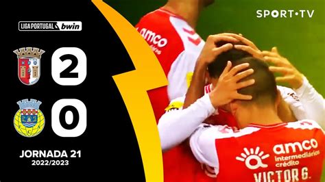 Resumo SC Braga 2 0 FC Arouca Liga Portugal Bwin SPORT TV YouTube