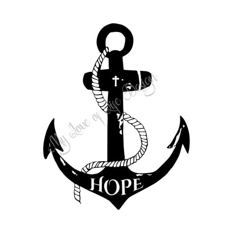 Hope Anchor Svg Scripture Svg Hope Anchors The Soul Hebrews 69